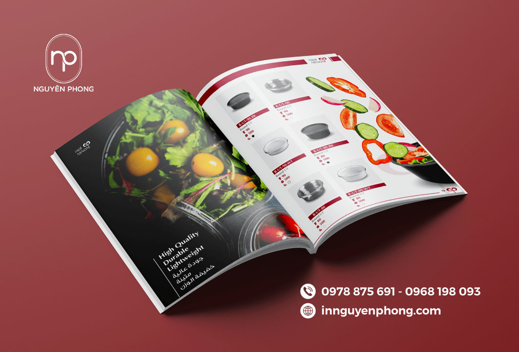 Kích thước catalogue A4 